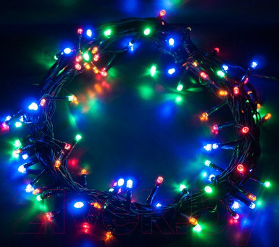 Светодиодная гирлянда Евросвет 400-002 (мульти)