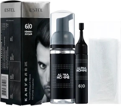 Краска-мусс для волос Estel Alpha Homme 6/0