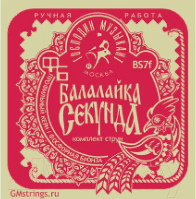 Струны для балалайки Господин Музыкант BS7F