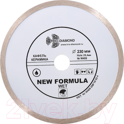 Отрезной диск алмазный Trio Diamond W406