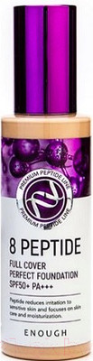 Тональный крем Enough 8 Peptide Full Cover Perfect Foundation SPF50+ PA+++ тон 13