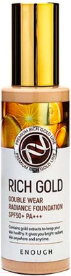 Тональный крем Enough Rich Gold Double Wear Radiance Foundation SPF50+ PA+++ тон 21