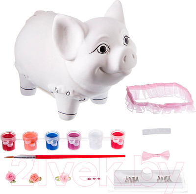 Набор для творчества Bondibon Копилка Свинья-Распрекрасница / ВВ1942