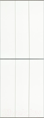 Экран-дверка Comfort Alumin Group Белый матовый 73x200