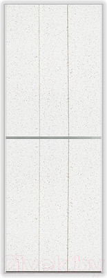 Экран-дверка Comfort Alumin Group Кристалл 73x200