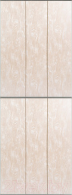 Экран-дверка Comfort Alumin Group Мрамор коралл 73x200