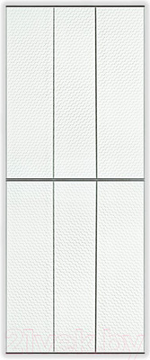 Экран-дверка Comfort Alumin Group Ромбики 73x200