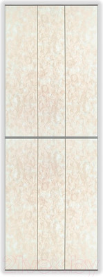 Экран-дверка Comfort Alumin Group Фиалка розовая 73x200