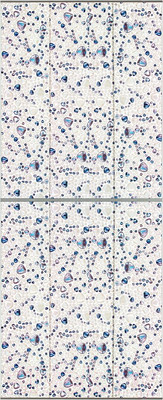 Экран-дверка Comfort Alumin Group Жемчужная мозаика 83x200