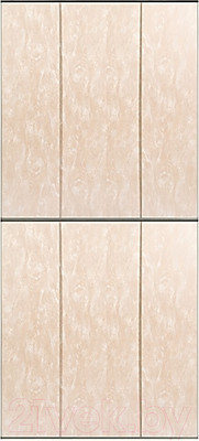 Экран-дверка Comfort Alumin Group Мрамор коралл 83x200