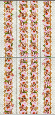 Экран-дверка Comfort Alumin Group Сеньора Орхидея 83x200