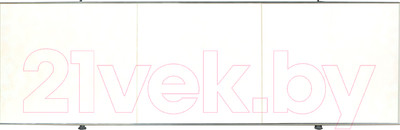 Экран для ванны Comfort Alumin Group Фиалка розовая 170