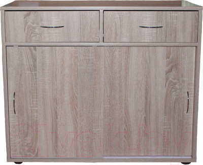 Тумба в прихожую Компас-мебель КС-012-04 (дуб сонома светлый)