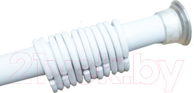 Карниз для ванны Comfort Alumin Group 120-200 см (белый/телескопический)