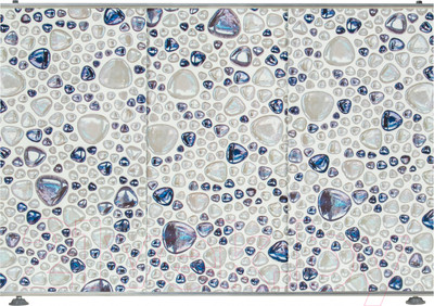 Экран для ванны Comfort Alumin Group Жемчужная мозаика (торцевой)