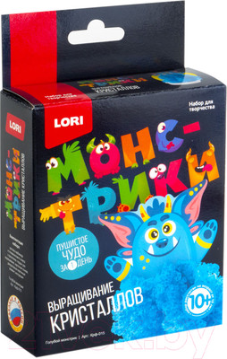 Набор для опытов Lori Монстрики. Голубой монстрик / Крф-015