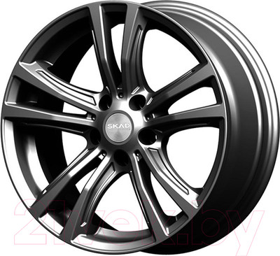 Литой диск SKAD Мюнхен 18x8" 5x114.3мм DIA 60.1мм ET 30мм Графит