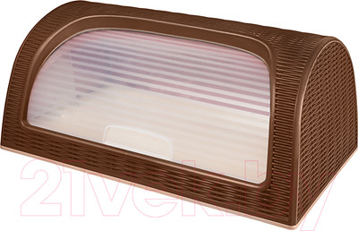 Хлебница Эльфпласт Elegance EP436 (коричневый)