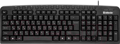 Клавиатура Defender Focus HB-470 USB / 45470 (черный)