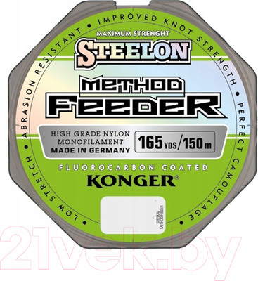 Леска монофильная Konger Steelon Method Feeder 0.18мм 150м / 257150018