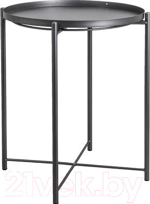 Журнальный столик AksHome Trick 42x52 (серый)