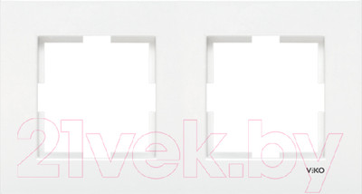 Рамка для выключателей и розеток Viko Karre / 90960201 (белый)