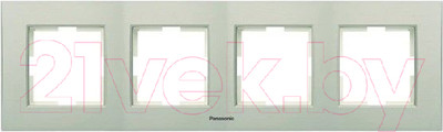 Рамка для выключателей и розеток Panasonic Karre Plus WKTF08042BR-BY