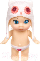 Кукла с аксессуарами Bondibon OLY в шапочке-ушанке с животным / ВВ3888