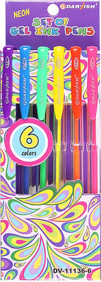 Набор гелевых ручек Darvish DV-11136-6 (6шт)