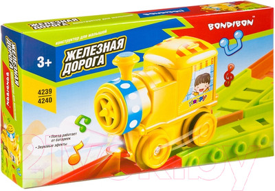 Конструктор Bondibon Железная дорога / ВВ4239