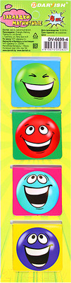 Набор закладок Darvish Смайлик магнитные / DV-6699-4 (4шт)