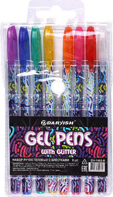 Набор гелевых ручек Darvish DV-1463-8 (8шт)