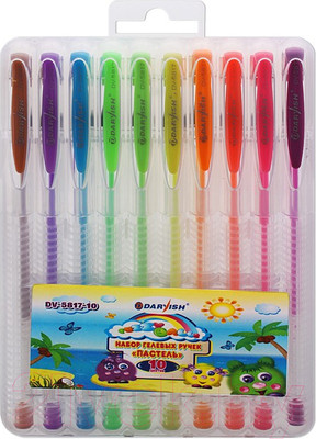 Набор гелевых ручек Darvish DV-5817-10 (10шт)