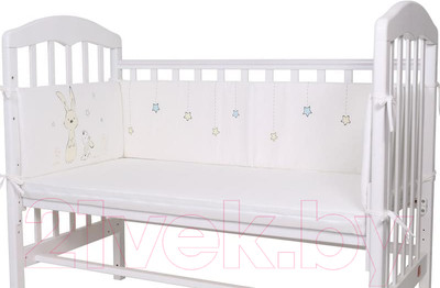 Бортик в кроватку Топотушки Друзья / 142/1 (голубой)