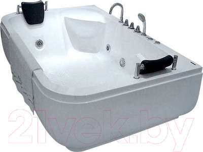 Ванна акриловая Gemy G9085 K L 180x116 (с гидромассажем)