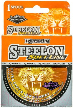 Леска монофильная Konger Steelon Soft Line 0.16мм 100м / 219100016