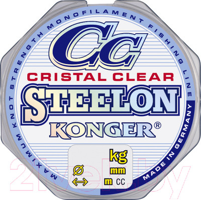 Леска монофильная Konger Steelon Crictal Clear 0.22мм 30м / 240030022