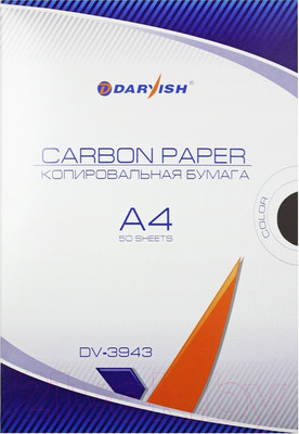 Бумага копировальная Darvish DV-3943-02 (50л, черный)