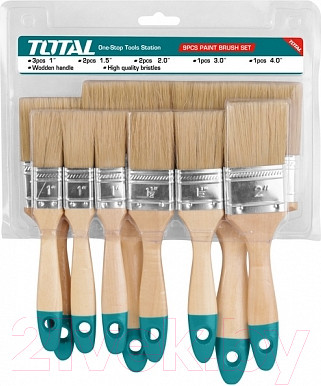 Набор кистей малярных TOTAL THT8414091