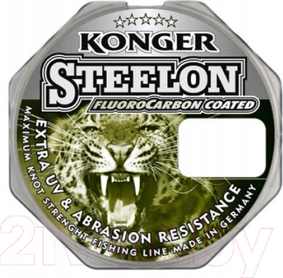 Леска монофильная Konger Steelon Fluorocarbon 0.14мм 100м / 220100014