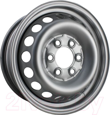 Штампованный диск Trebl 9487T 16x6.5" 6x130мм DIA 84.1мм ET 62мм Silver