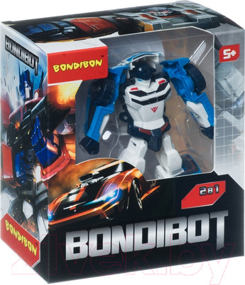 Робот-трансформер Bondibon Полицейская машина 2 в 1 / ВВ4343