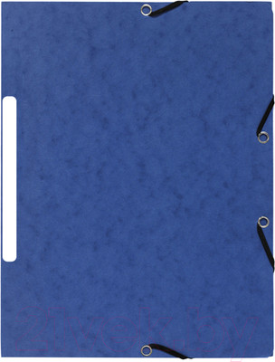 Папка для бумаг Exacompta Manila на резинках / 55472E (синий)