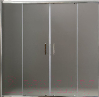 Стеклянная шторка для ванны BelBagno UNO-VF-2-170/145-C-Cr