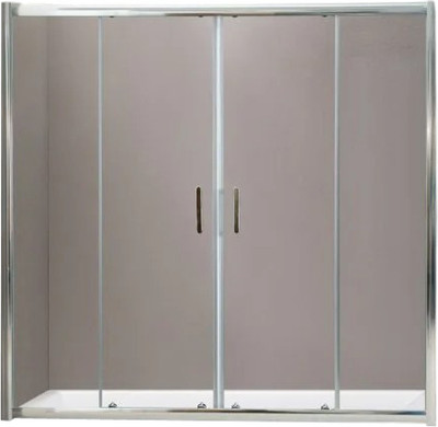 Стеклянная шторка для ванны BelBagno UNO-VF-2-170/145-P-Cr