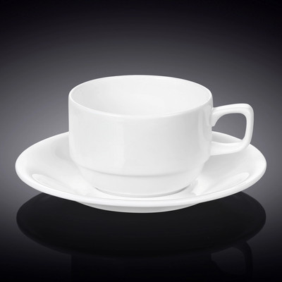 Чашка с блюдцем Wilmax WL-993008/АВ