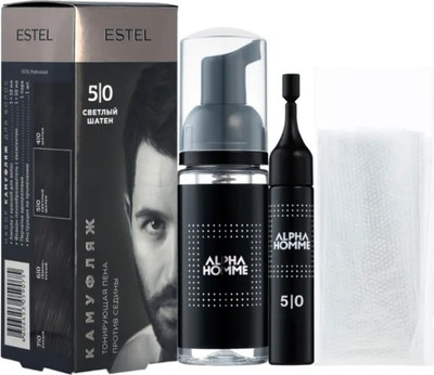 Краска-мусс для волос Estel Alpha Homme 5/0
