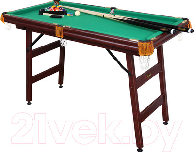 Бильярдный стол FORTUNA Пул 4фт / 04039 (с комплектом аксессуаров)