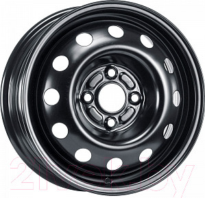 Штампованный диск Magnetto 14013 14x5.5" 4x100мм DIA 56.5мм ET 49мм Black