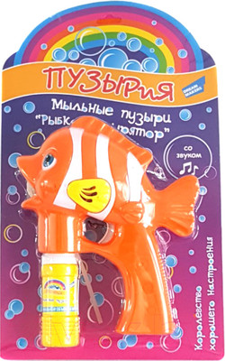Генератор мыльных пузырей детский Dream Makers Рыбка-пузырятор / D603